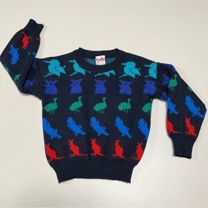 Bella Kid’s Wool Pullover Sweater Vintage Gender Neutral Australia